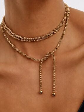 Convertible Wrap Necklace Rope Chain Multiway Styling Jewelry